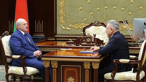 Президент Беларуси встретился с председателем Федерации профсоюзов Михаилом Ордой